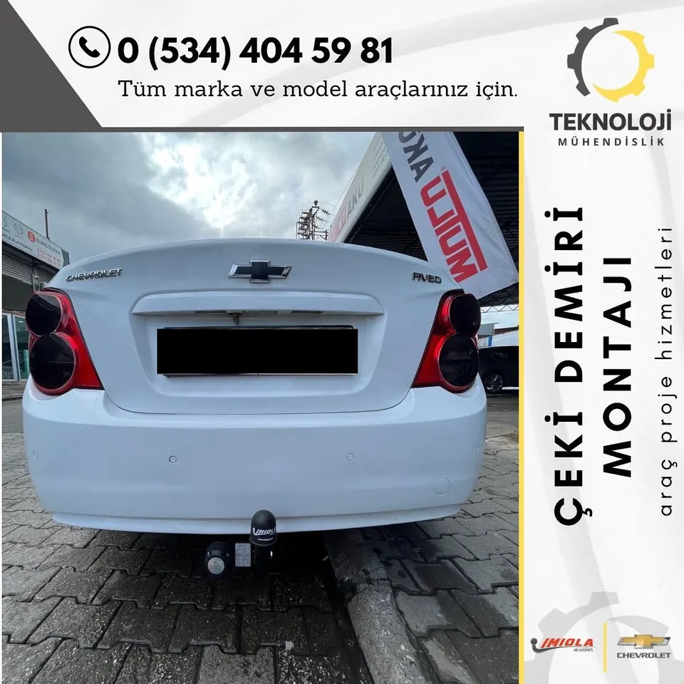 Chevrolet Aveo çeki demiri montajı 1
