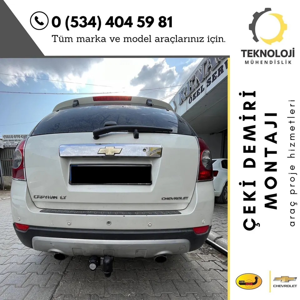 Chevrolet Captiva çeki demiri montajı 1