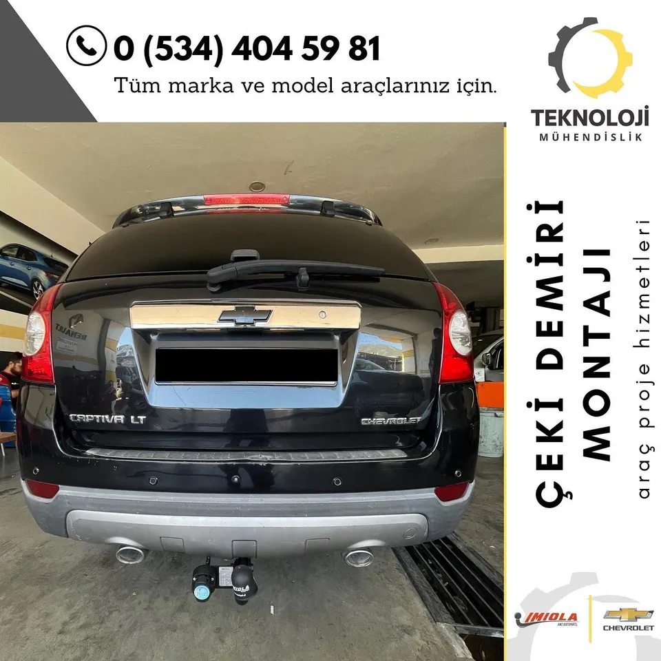 Chevrolet Captiva çeki demiri montajı 2