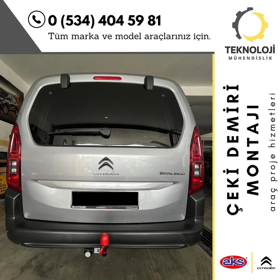 Citroen Berlingo çeki demiri montajı 1