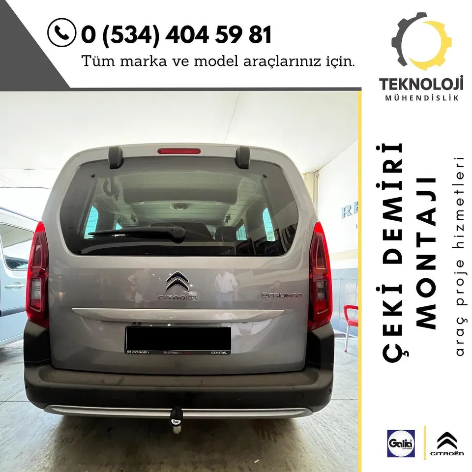 Citroen Berlingo çeki demiri montajı 2