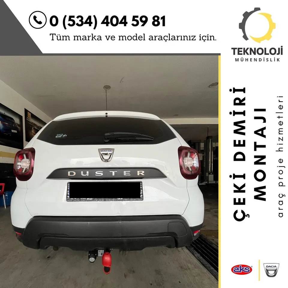 Dacia Duster çeki demiri montajı 3