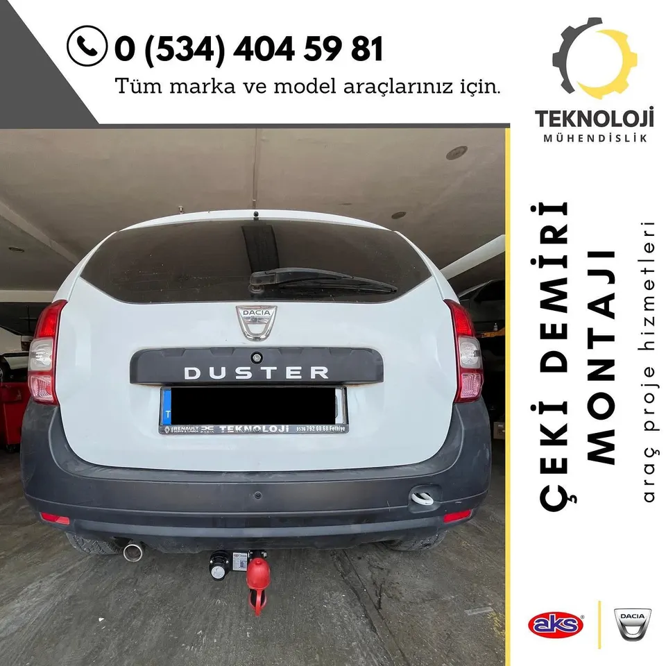 Dacia Duster çeki demiri montajı 4