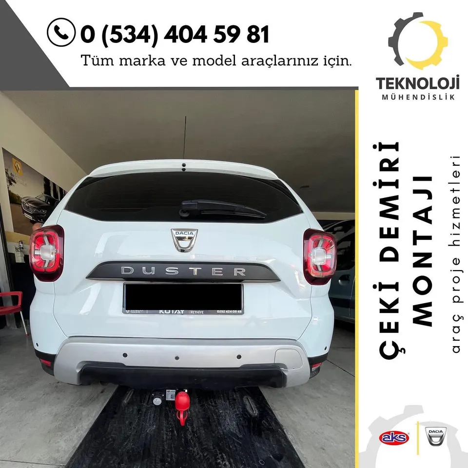 Dacia Duster çeki demiri montajı 6