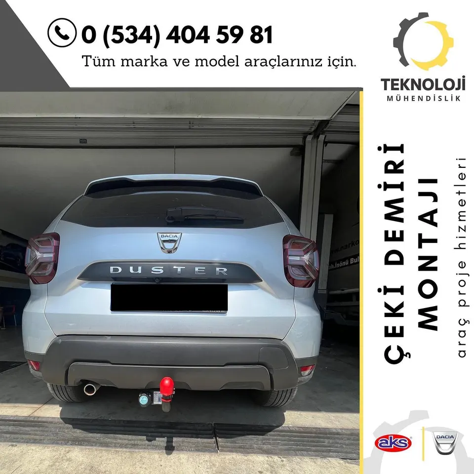Dacia Duster çeki demiri montajı 7