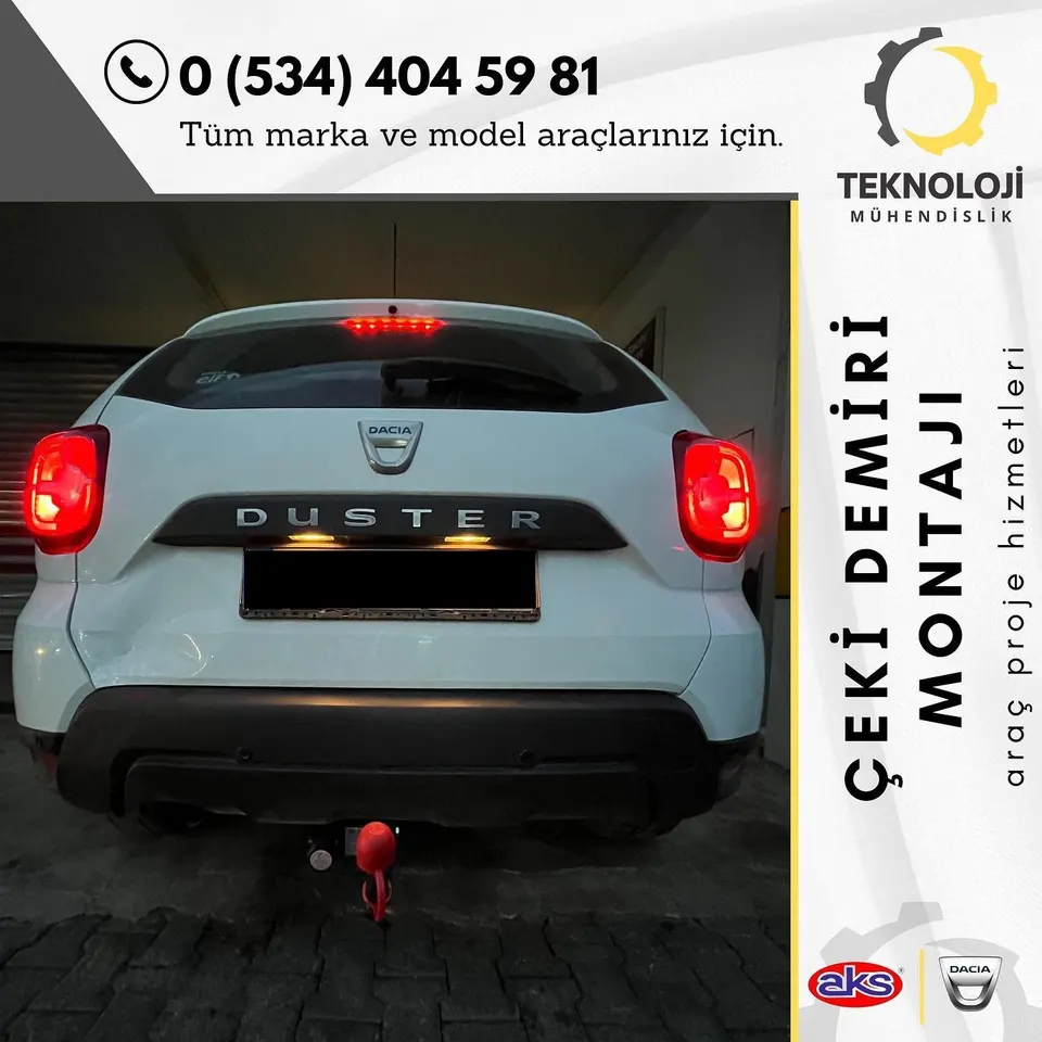 Dacia Duster çeki demiri montajı 8
