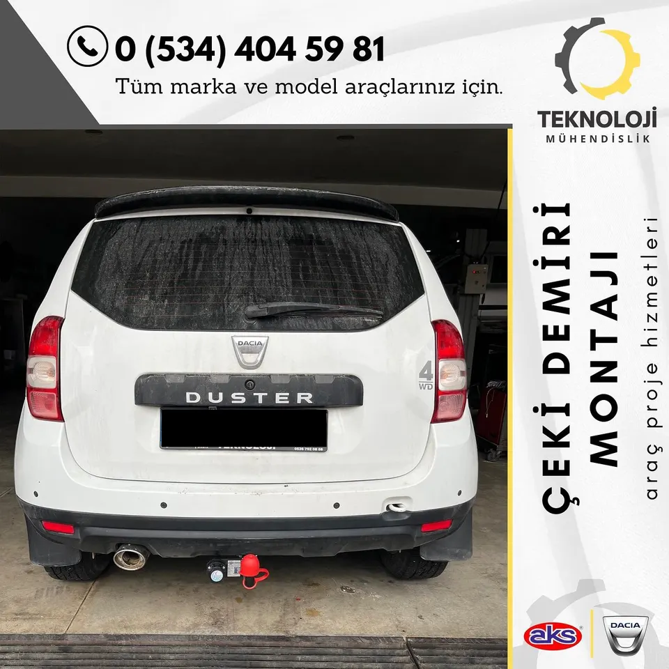 Dacia Duster çeki demiri montajı 9