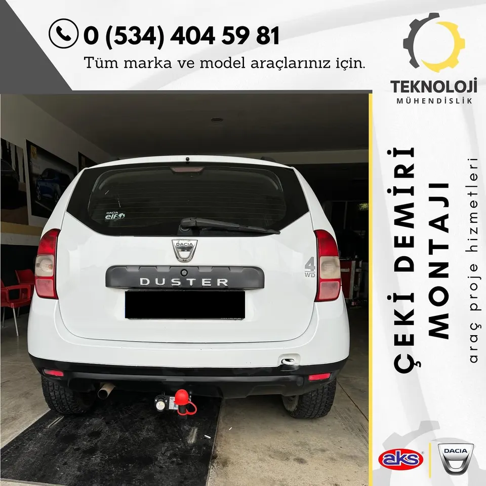 Dacia Duster çeki demiri montajı 12