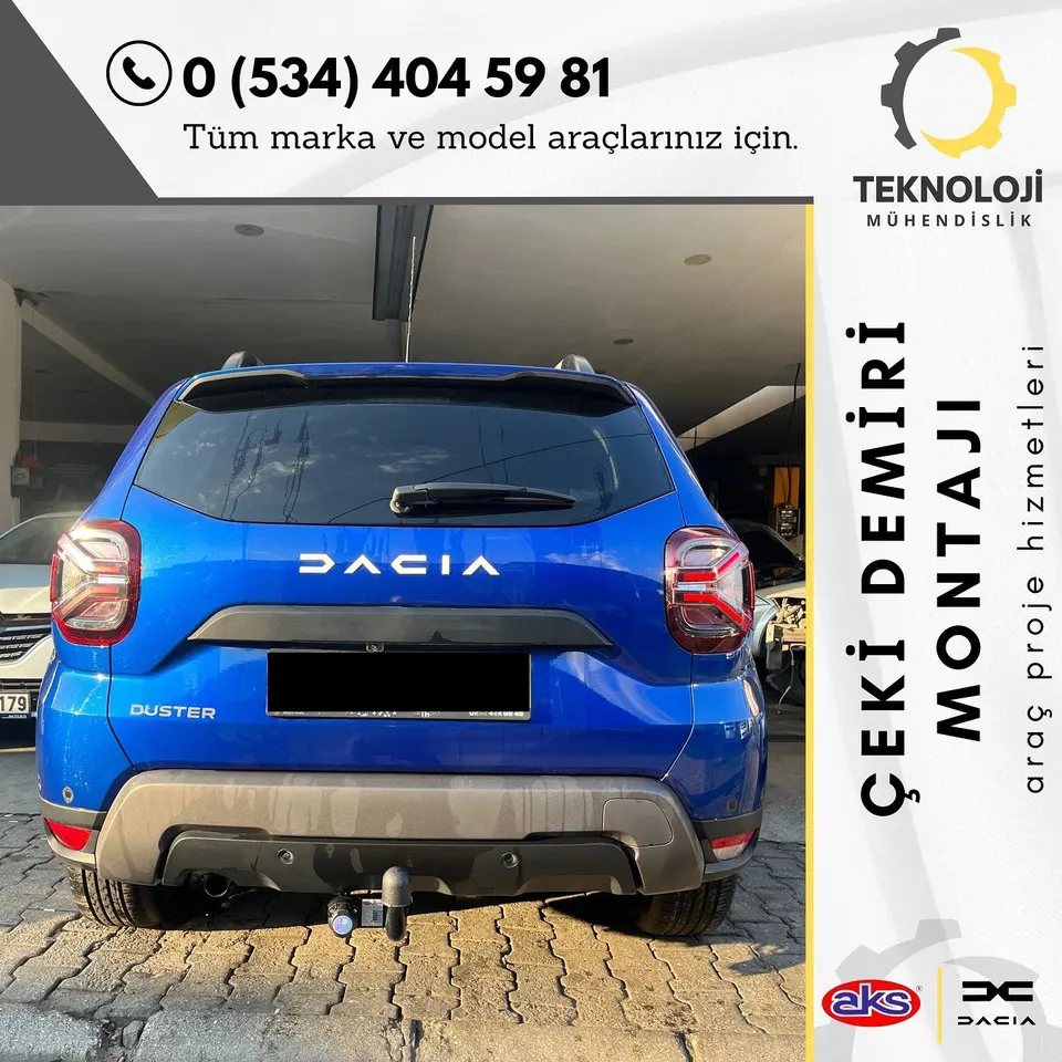 Dacia Duster çeki demiri montajı 13