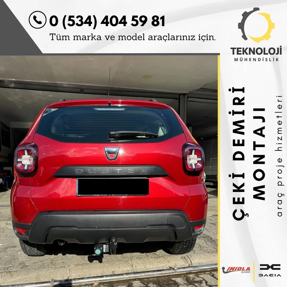 Dacia Duster çeki demiri montajı 14