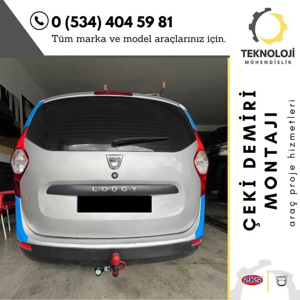 Dacia Lodgy çeki demiri montajı 2