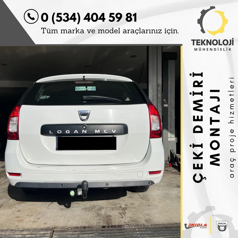 Dacia Logan çeki demiri montajı 8