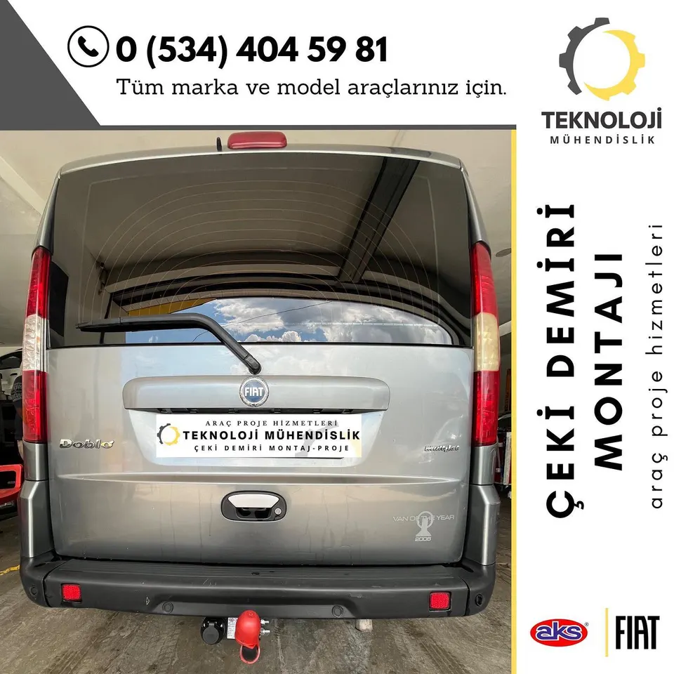 Fiat Doblo çeki demiri montajı 3