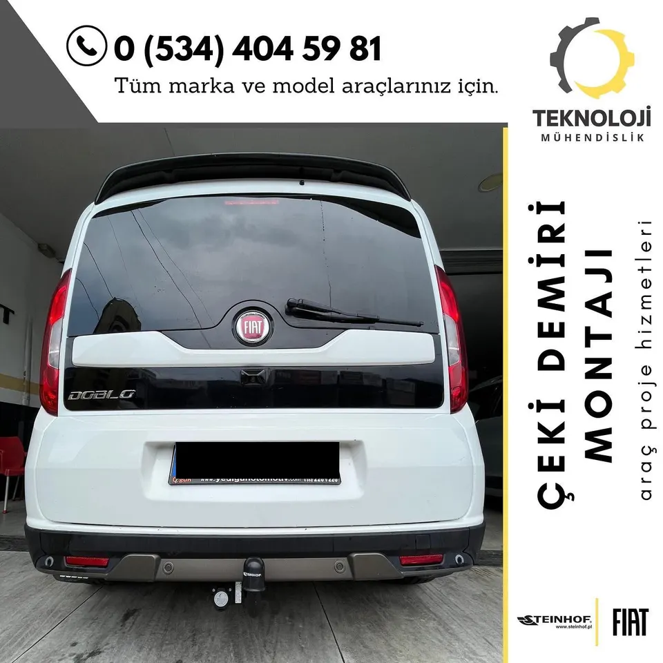 Fiat Doblo çeki demiri montajı 4
