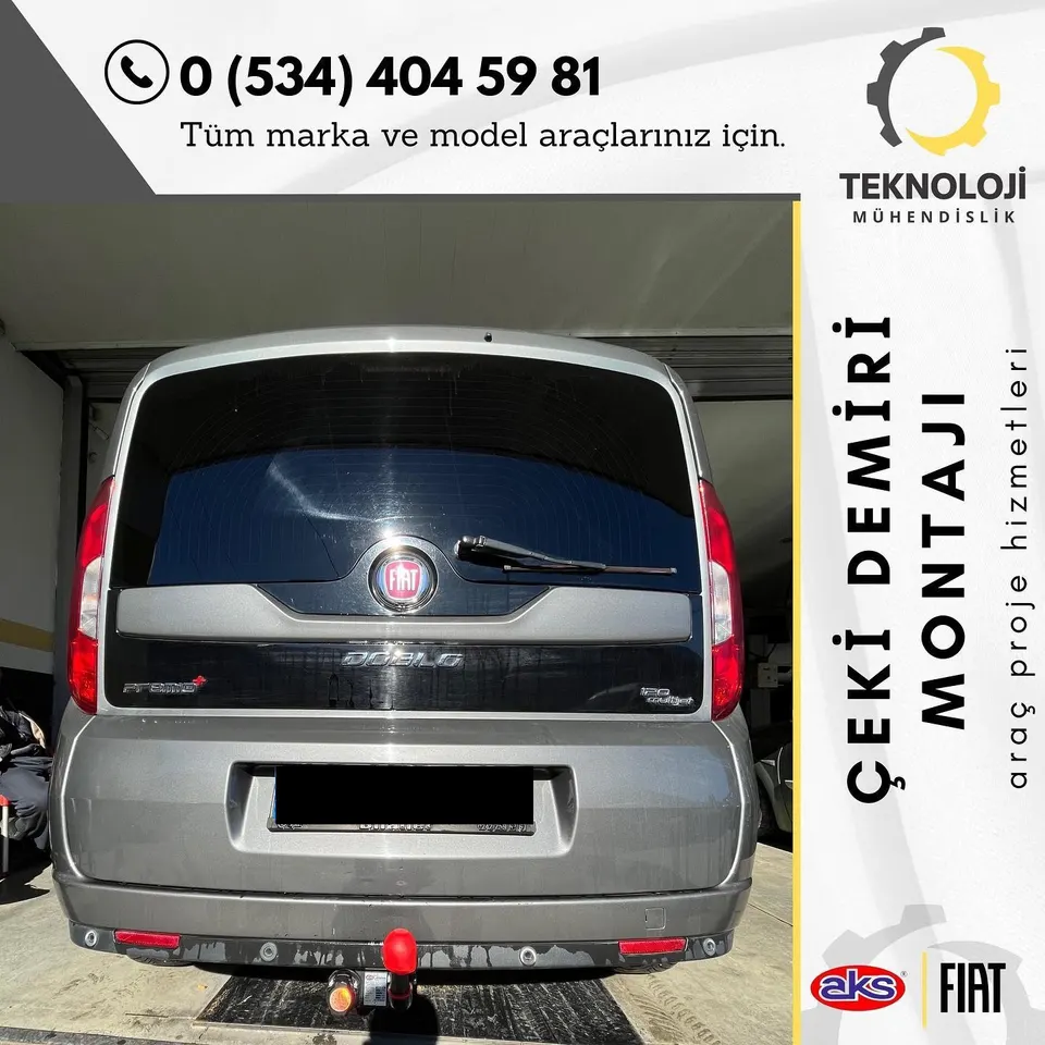 Fiat Doblo çeki demiri montajı 6