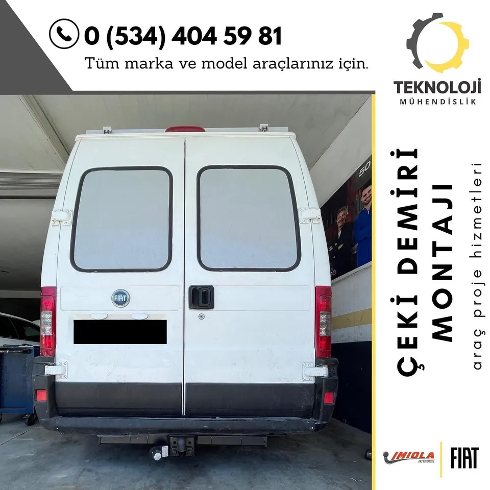Fiat Ducato çeki demiri montajı 1