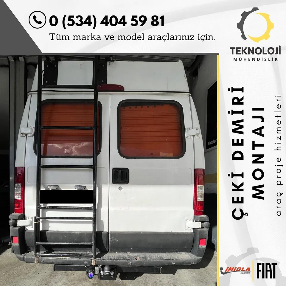 Fiat Ducato çeki demiri montajı 2
