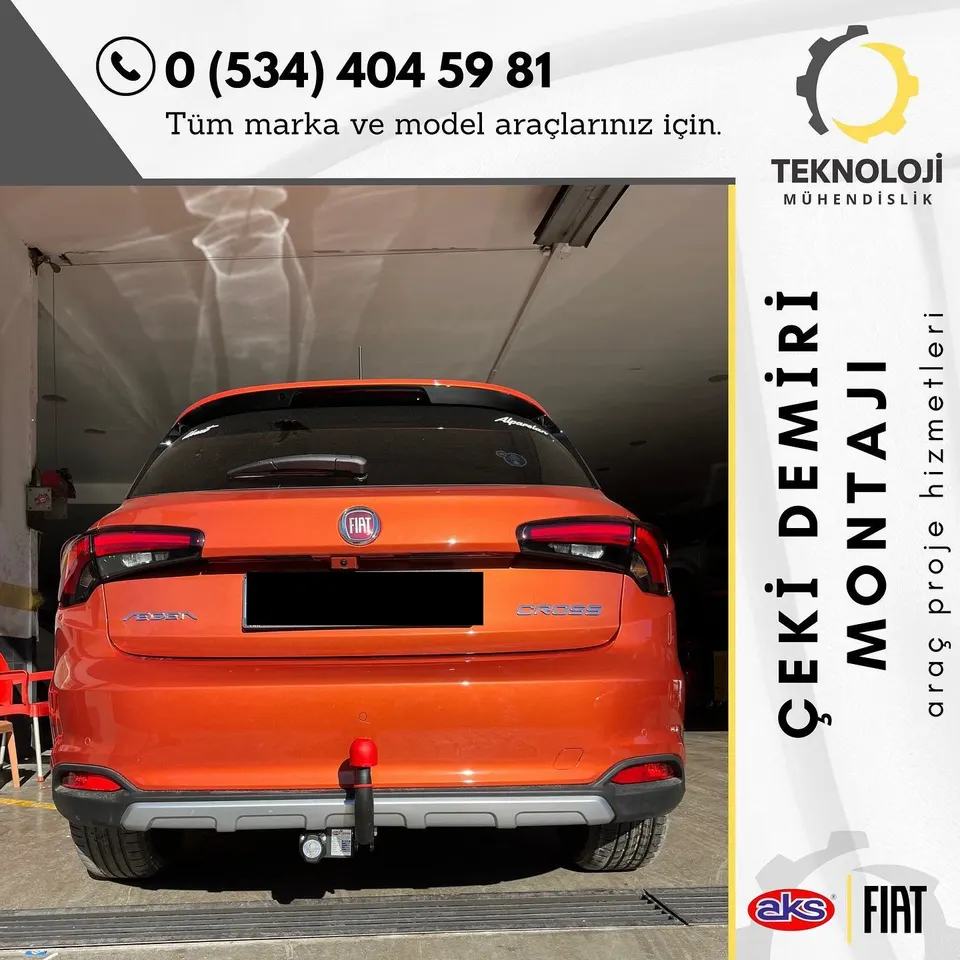 Fiat Egea çeki demiri montajı 1