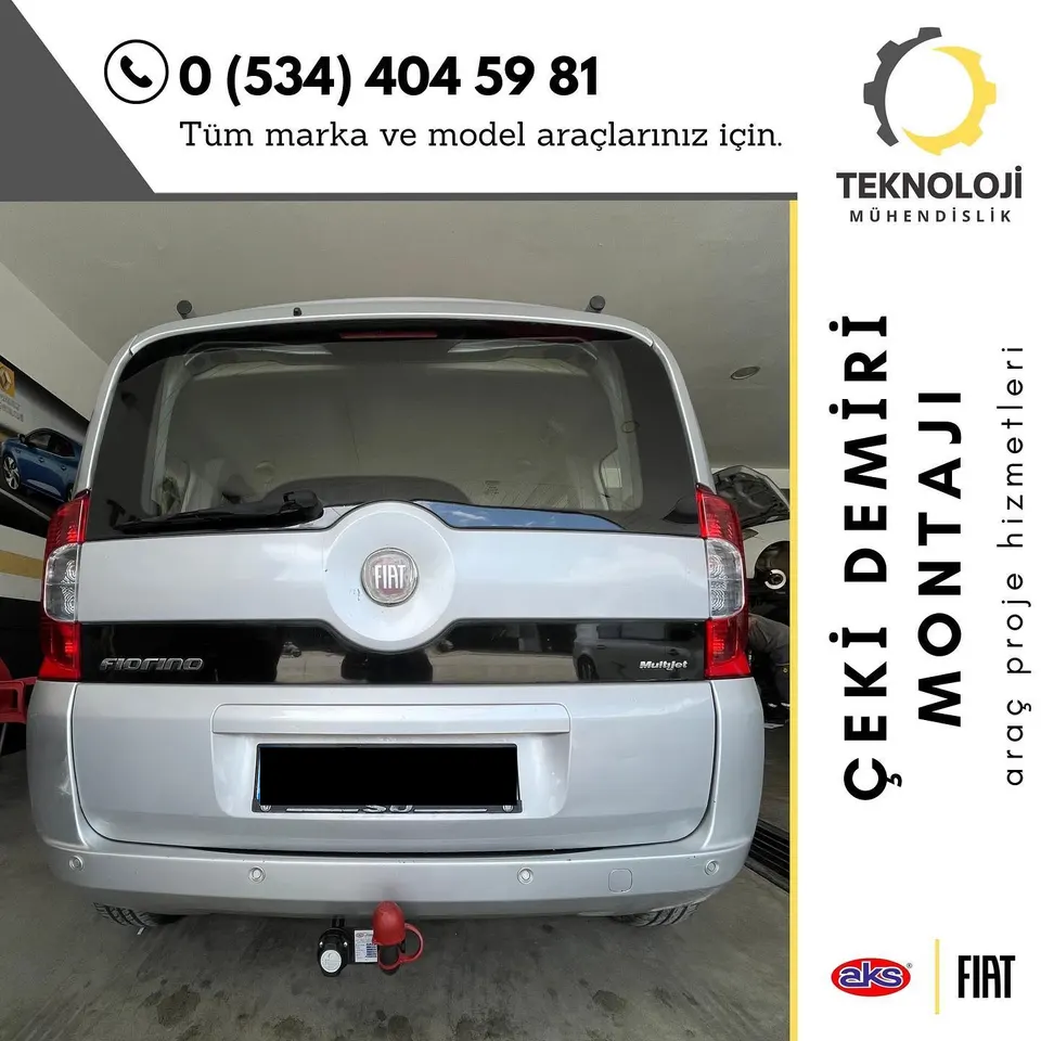Fiat Fiorino çeki demiri montajı 1
