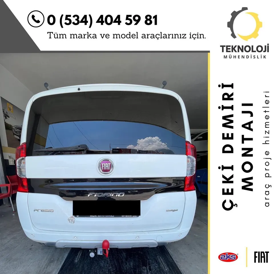 Fiat Fiorino çeki demiri montajı 2
