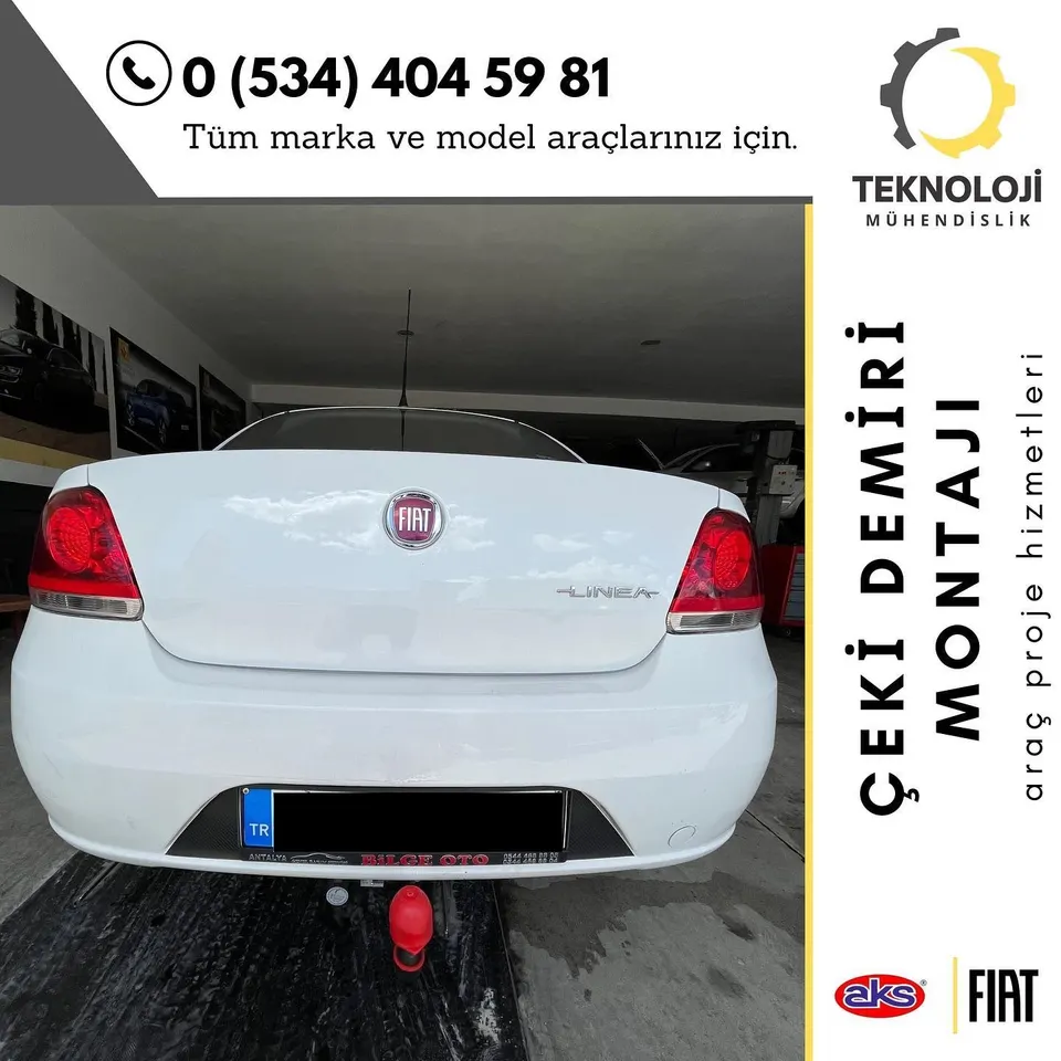 Fiat Linea çeki demiri montajı 1