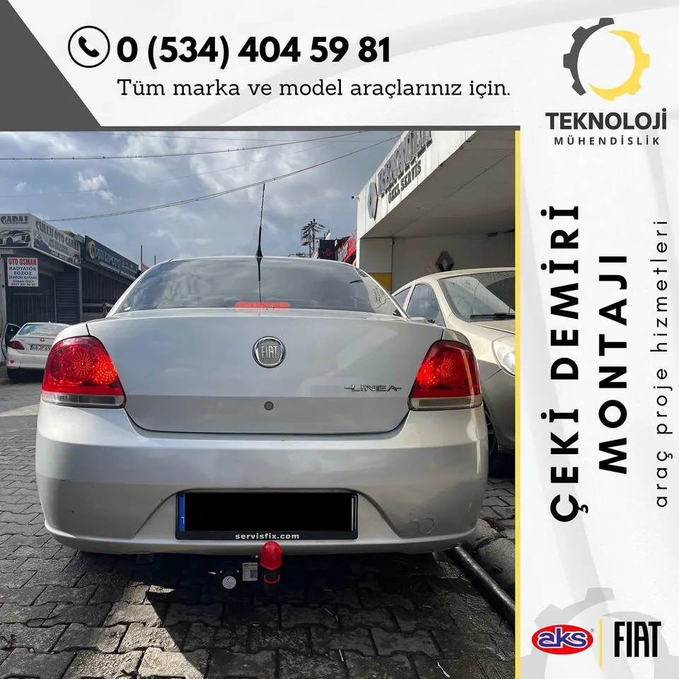 Fiat Linea çeki demiri montajı 2