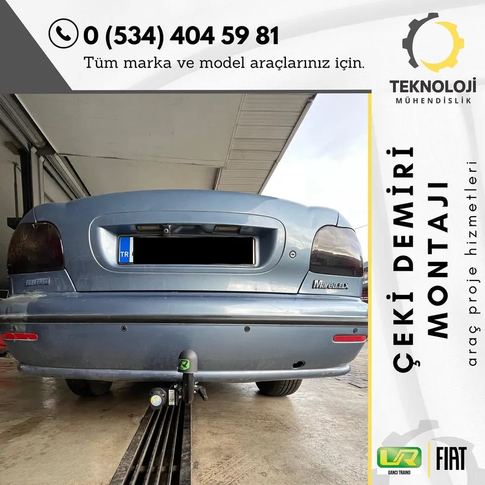 Fiat Marea çeki demiri montajı 1