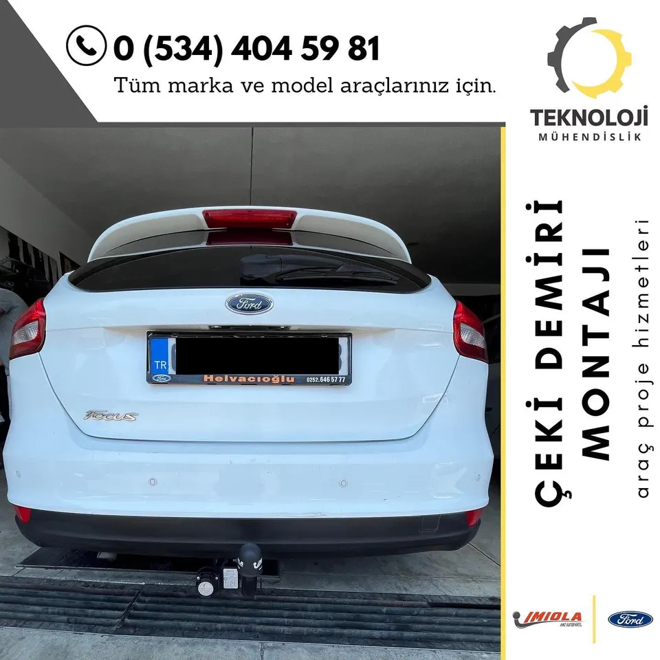 Ford Focus çeki demiri montajı 1