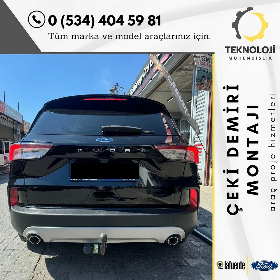 Ford Kuga çeki demiri montajı 1