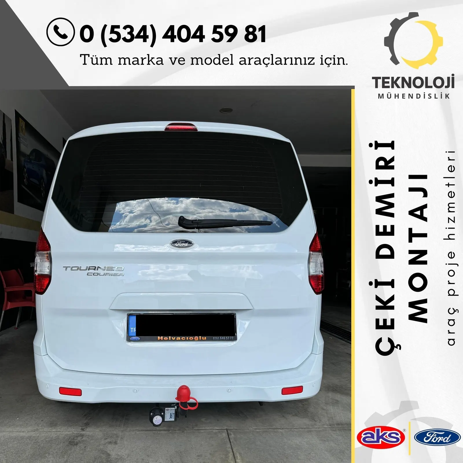 Ford Tourneo çeki demiri montajı 2