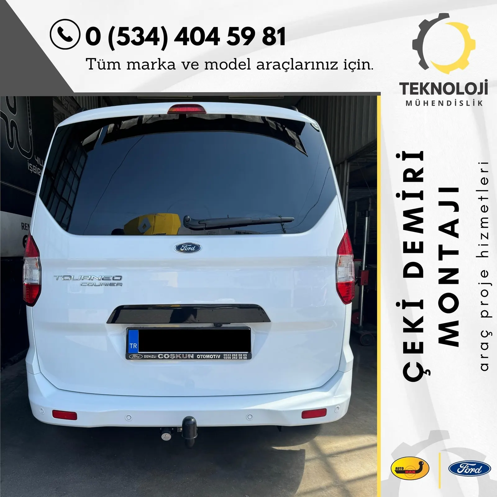 Ford Tourneo çeki demiri montajı 3