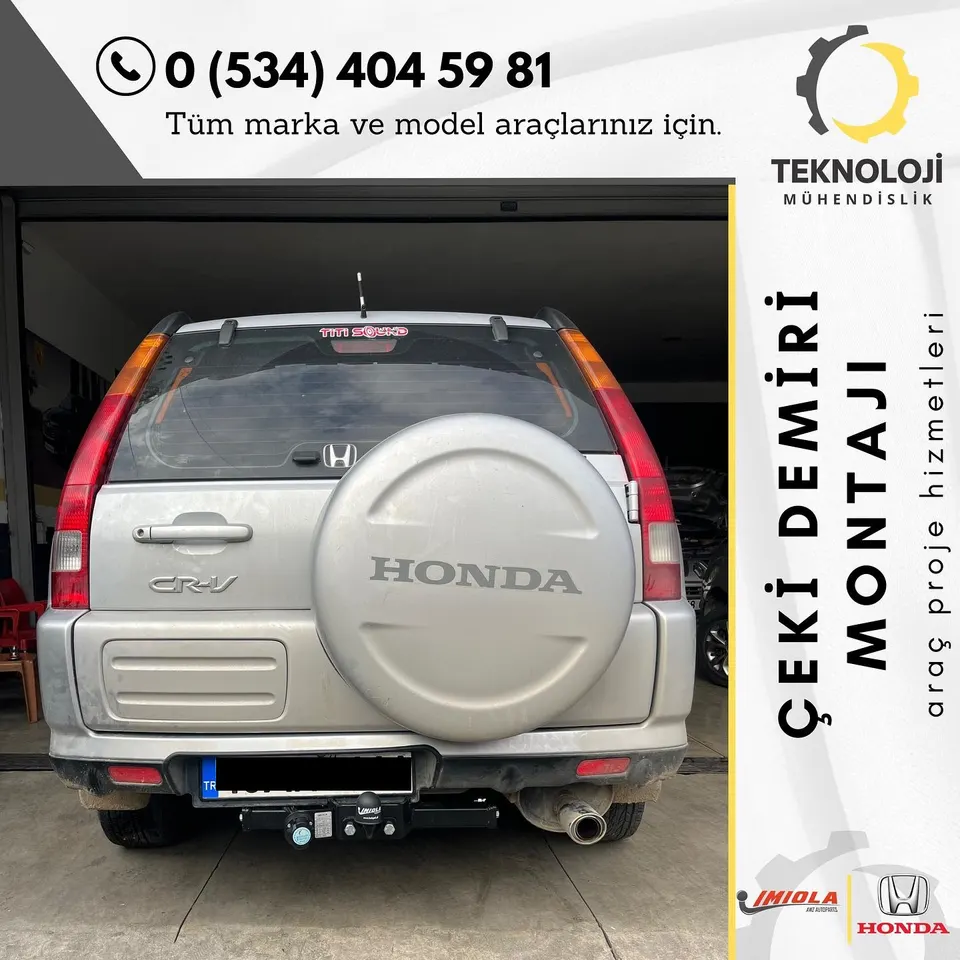 Honda Crv çeki demiri montajı 1