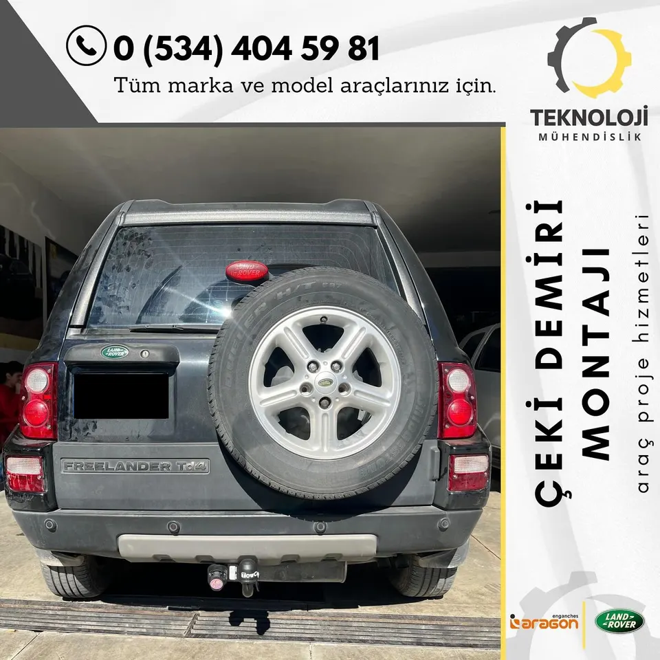 Landrover Freelander çeki demiri montajı 1