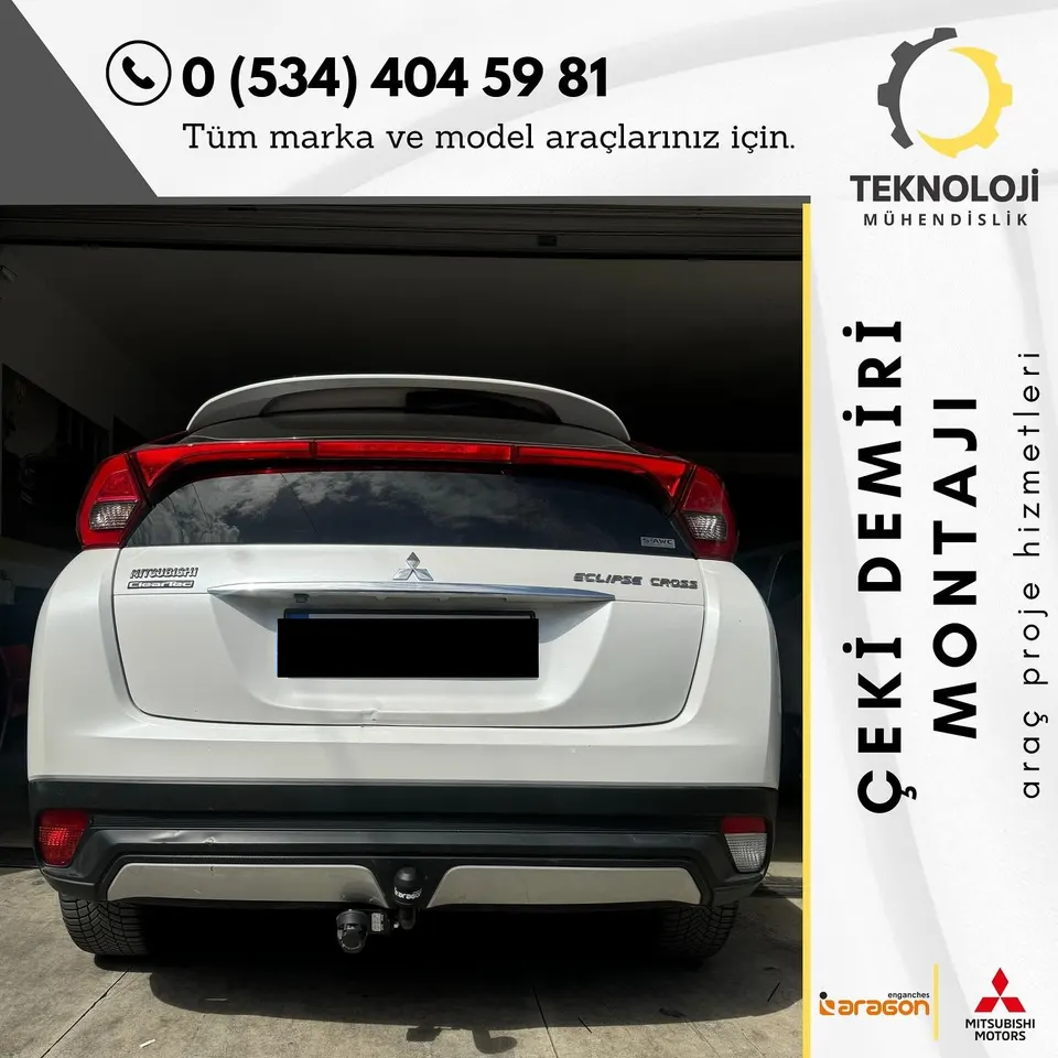 Mitsubishi Eclipse çeki demiri montajı 1