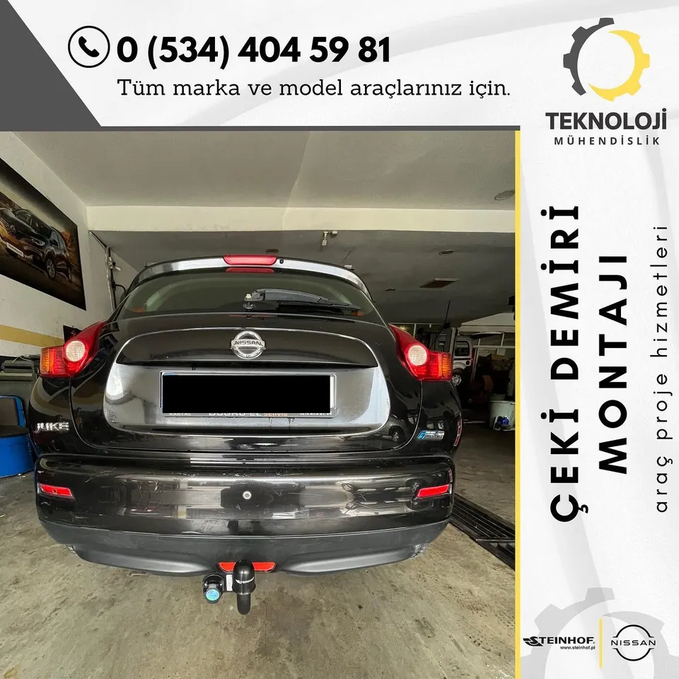 Nissan Juke çeki demiri montajı 1