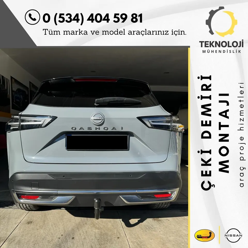 Nissan Qashqai çeki demiri montajı 1