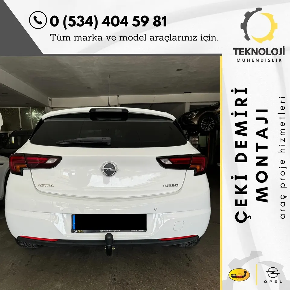 Opel Astra çeki demiri montajı 1