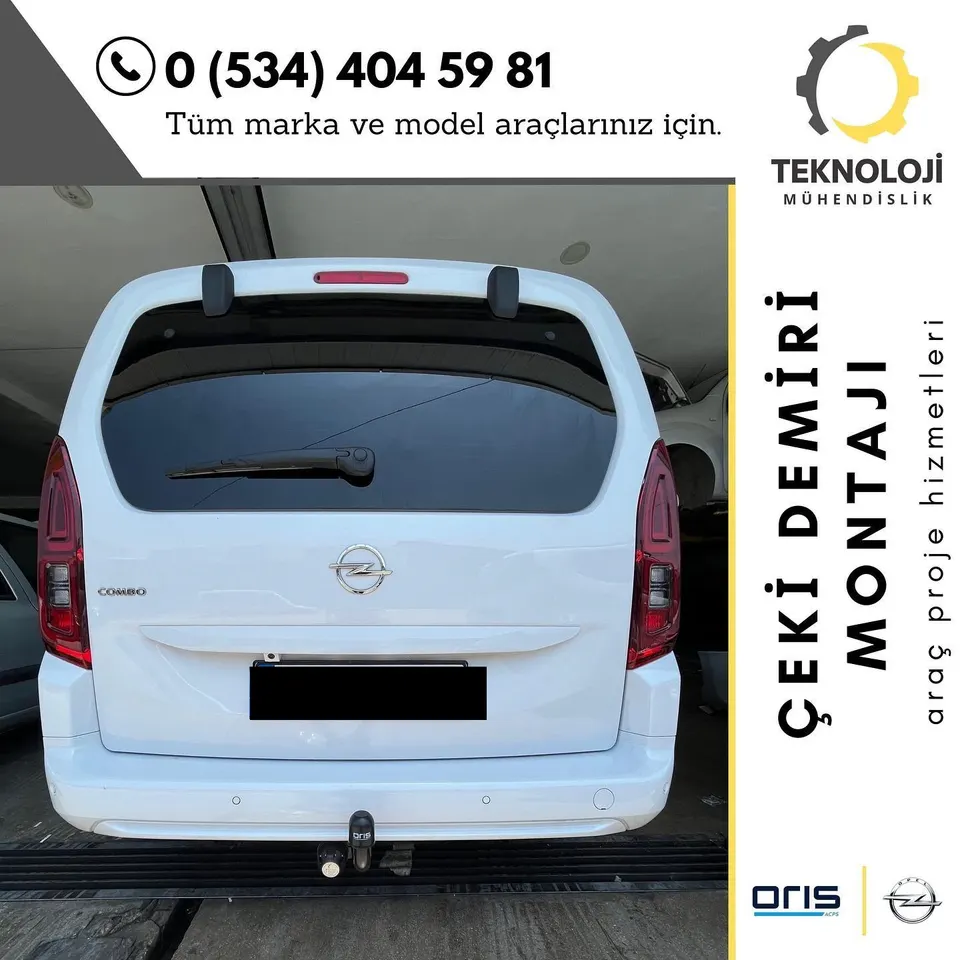 Opel Combo çeki demiri montajı 1