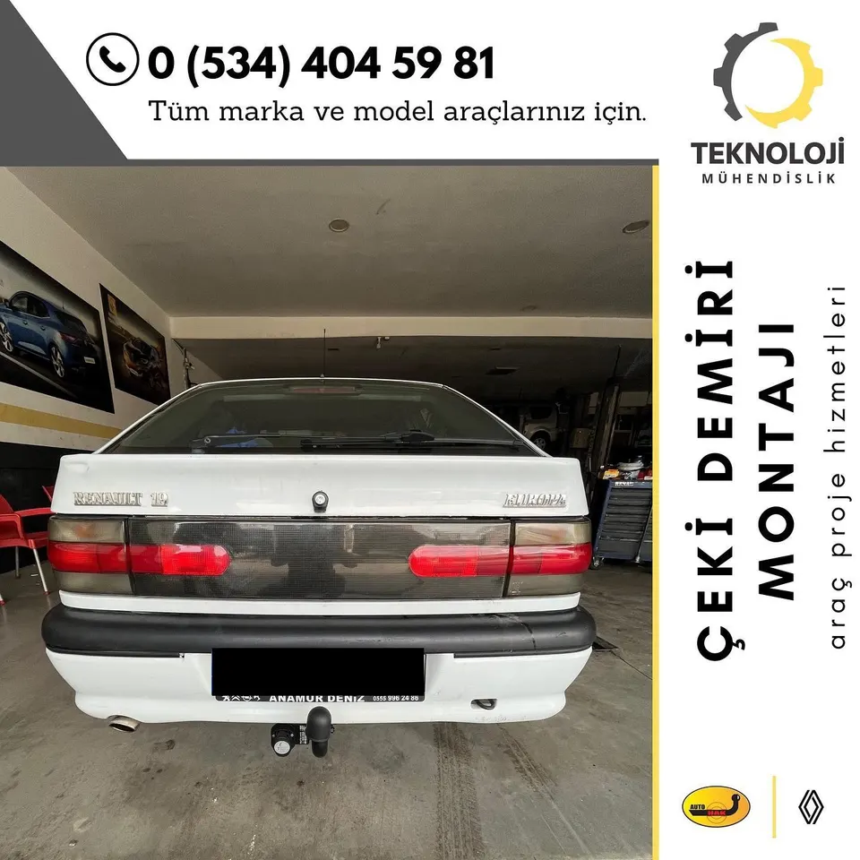 Renault Europa çeki demiri montajı 1