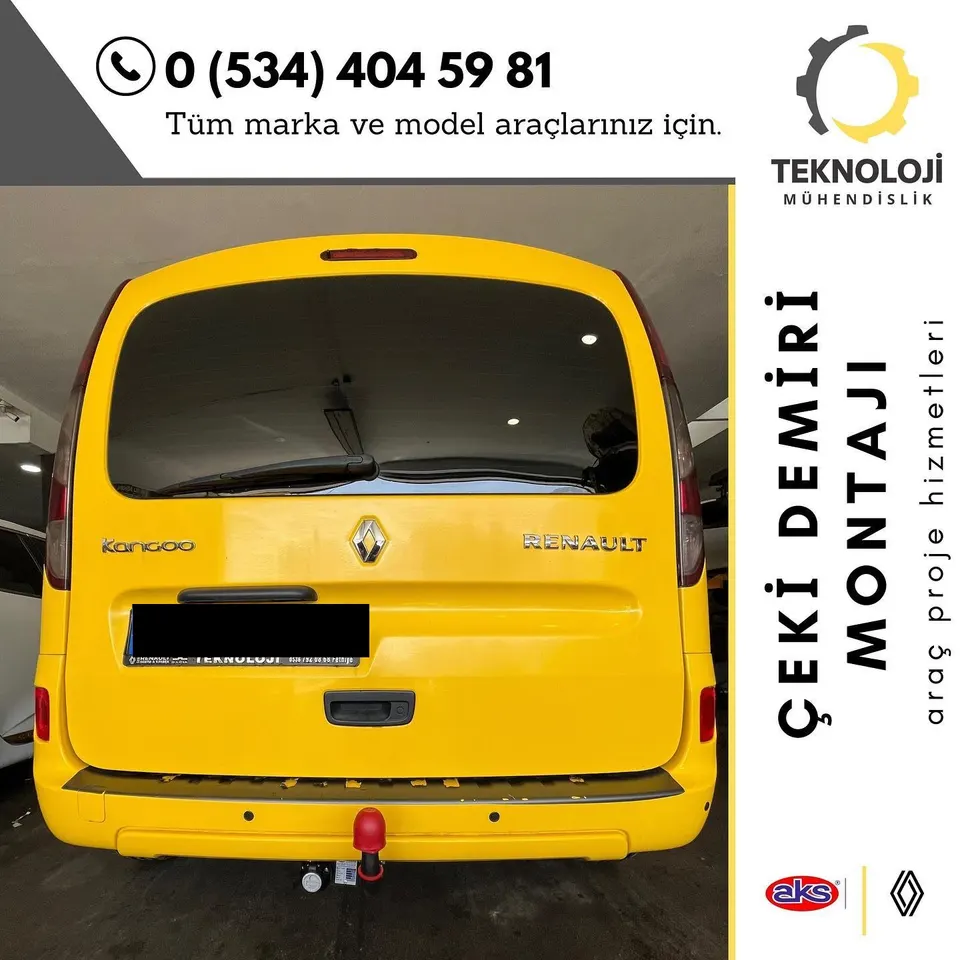 Renault Kangoo çeki demiri montajı 1