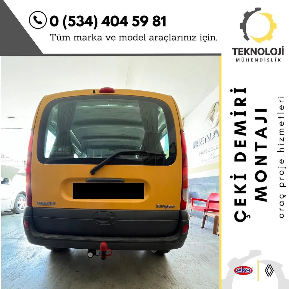 Renault Kangoo çeki demiri montajı 2