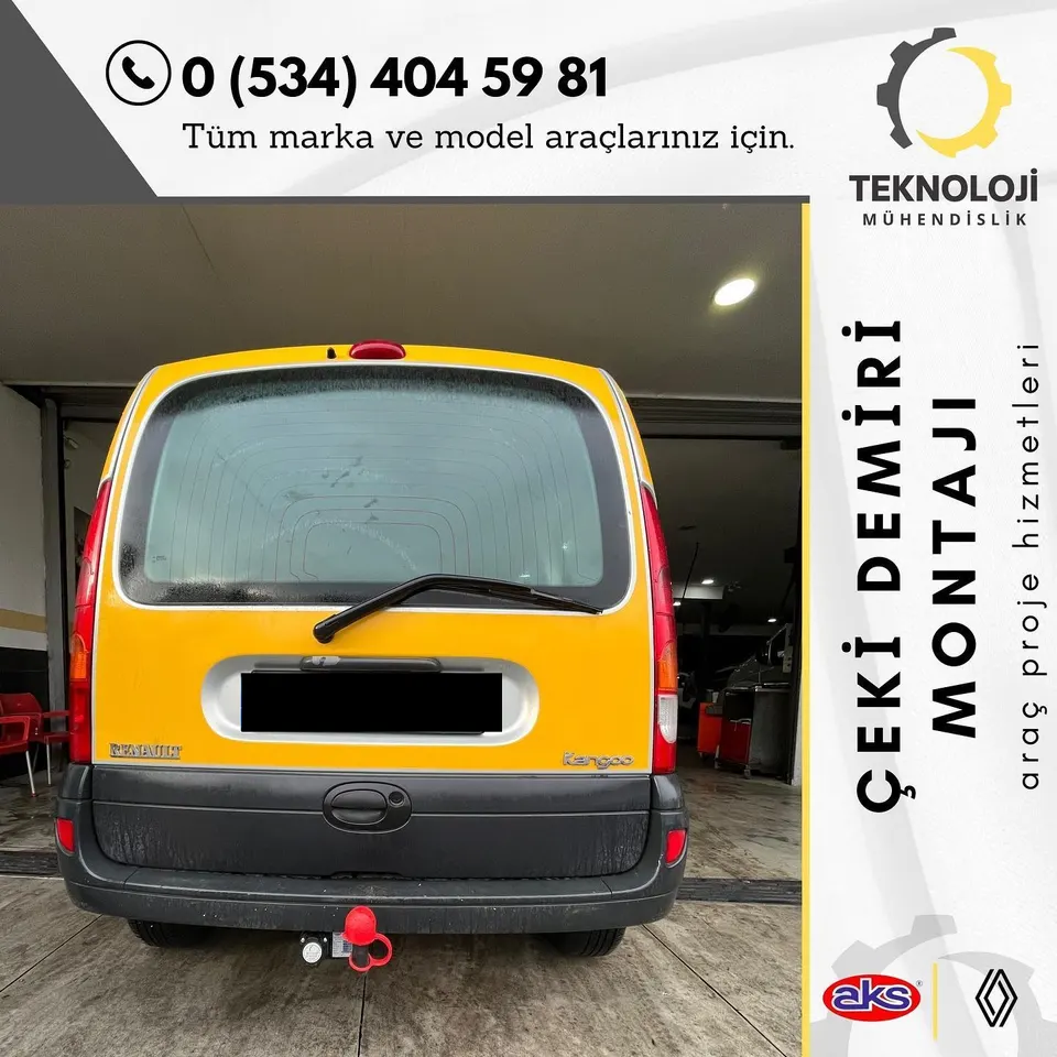 Renault Kangoo çeki demiri montajı 3