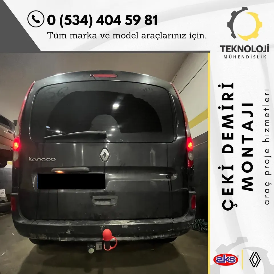 Renault Kangoo çeki demiri montajı 4
