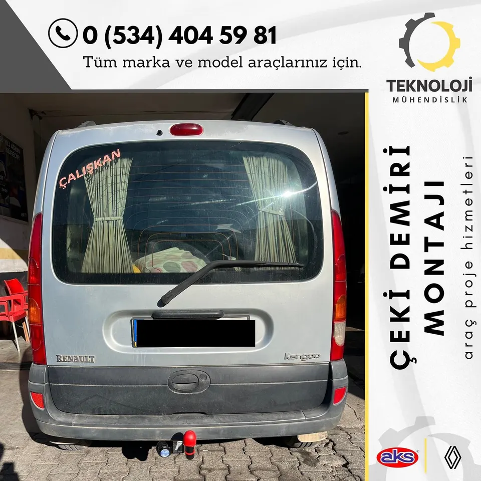 Renault Kangoo çeki demiri montajı 5