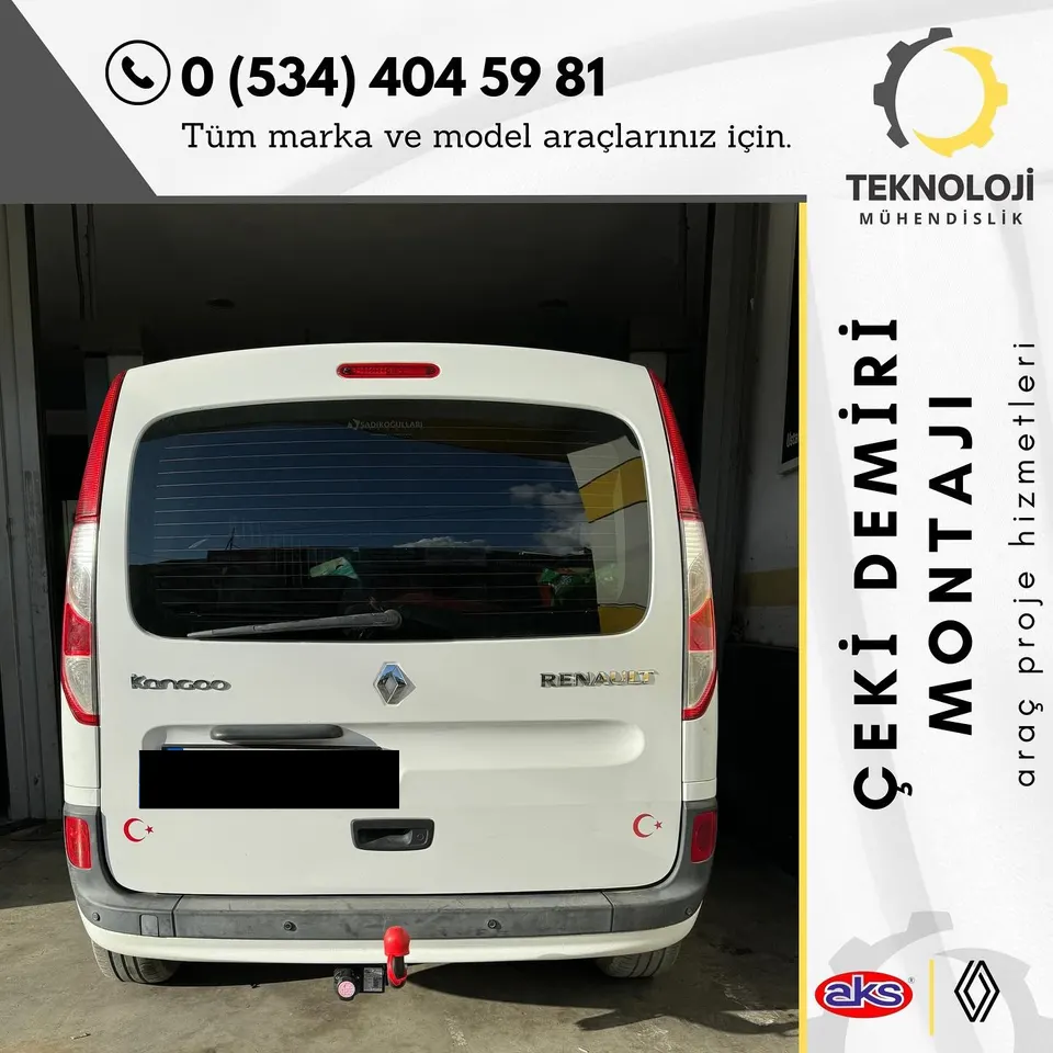 Renault Kangoo çeki demiri montajı 6