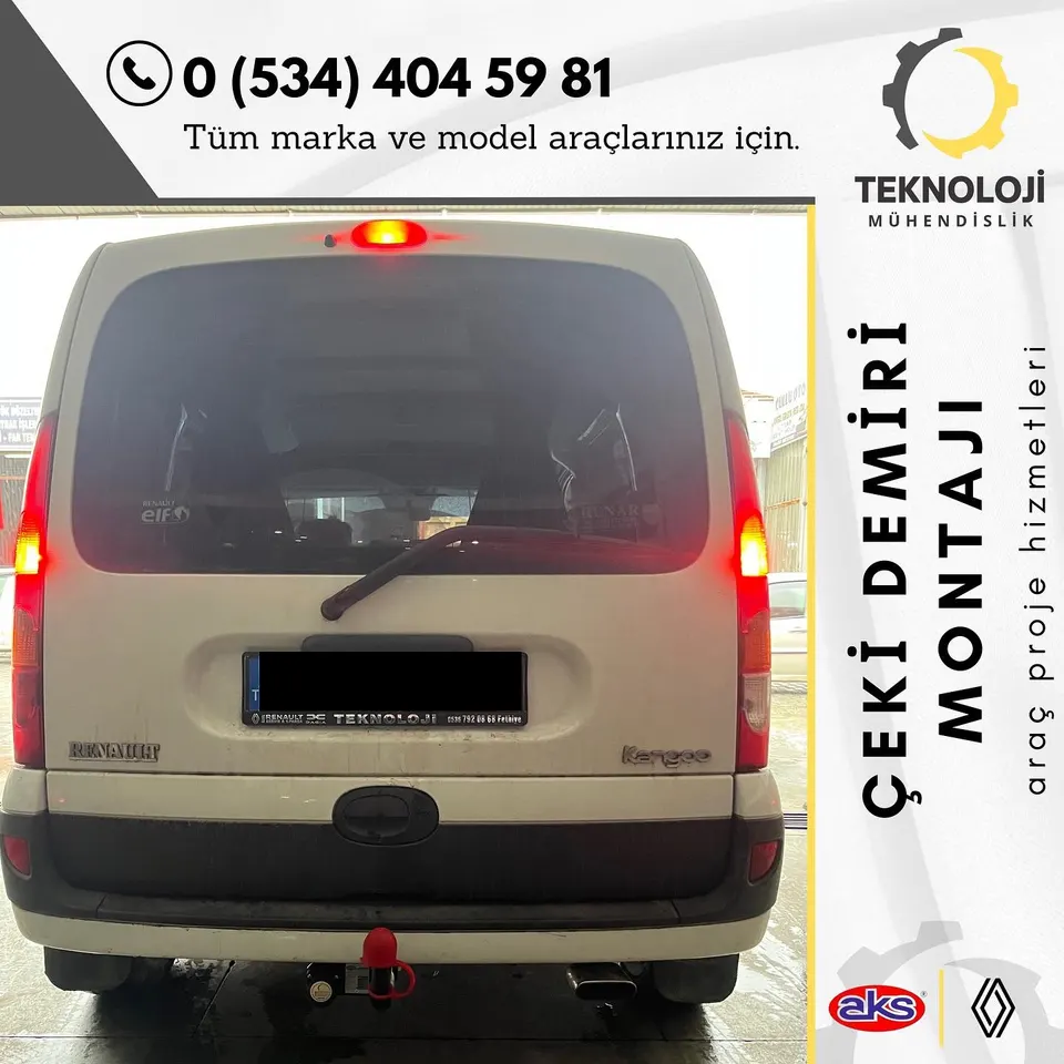 Renault Kangoo çeki demiri montajı 7