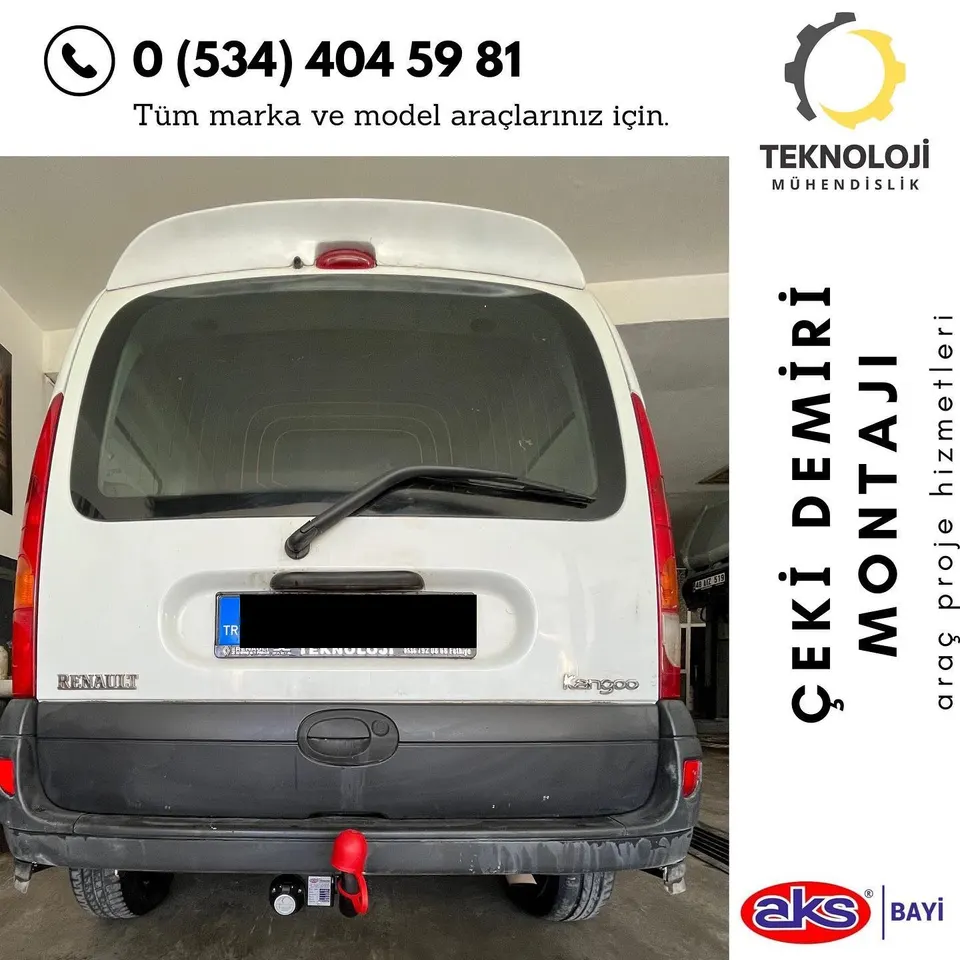 Renault Kangoo çeki demiri montajı 9