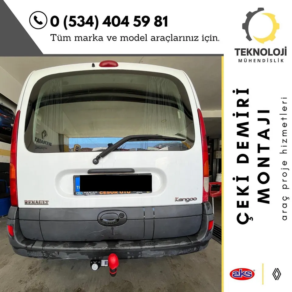 Renault Kangoo çeki demiri montajı 10