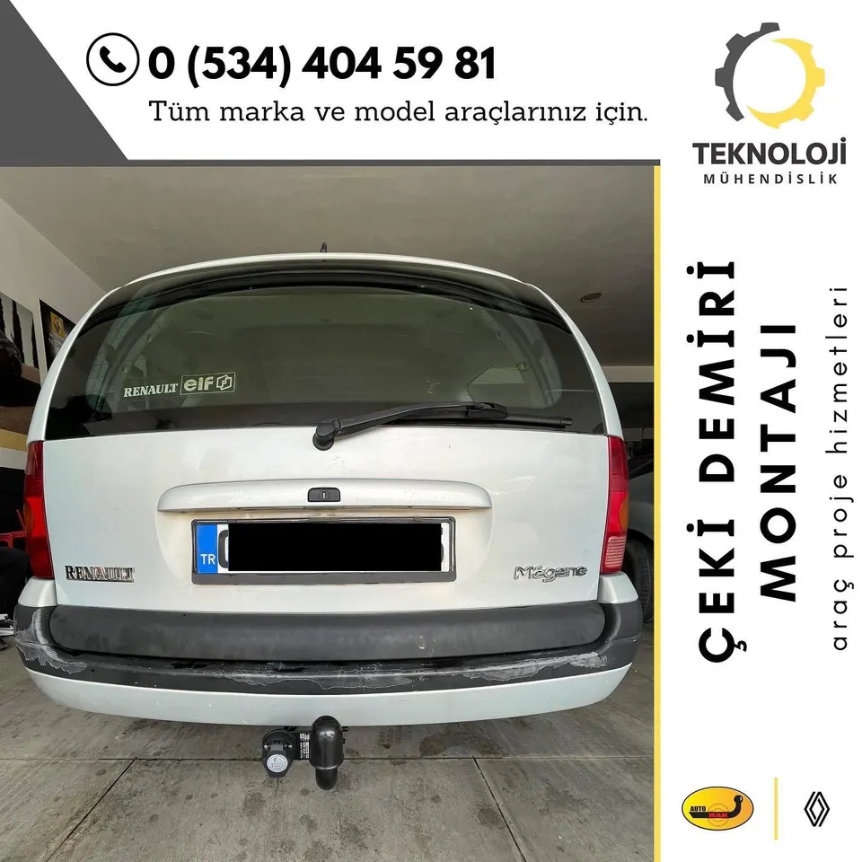 Renault Megane çeki demiri montajı 6
