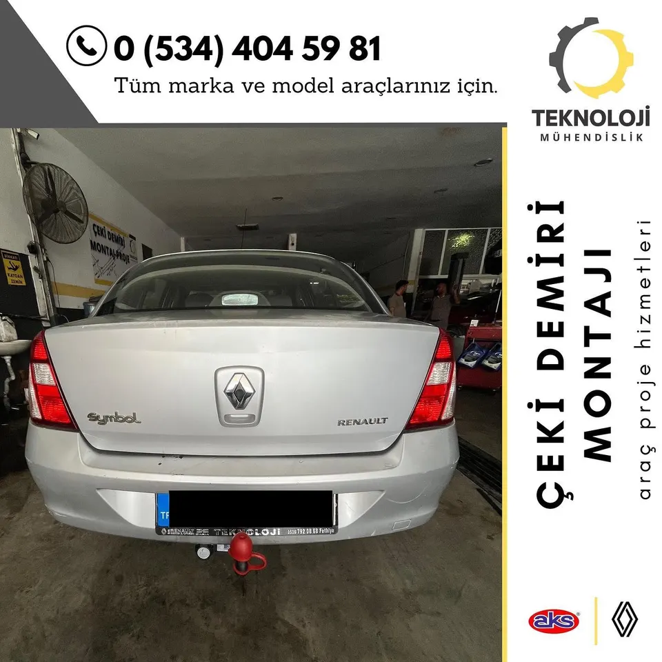 Renault Symbol çeki demiri montajı 1